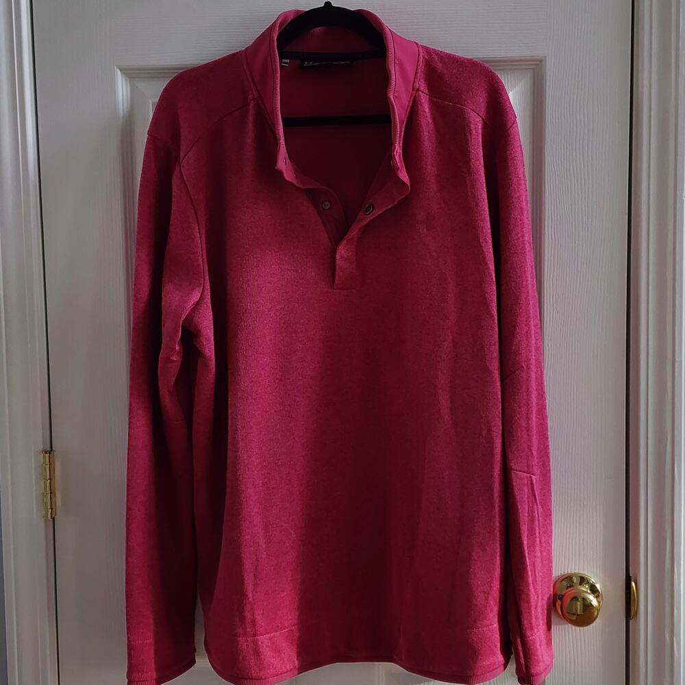 Under Armour ColdGear Snap Placket Pullover XXL Long Sleeve